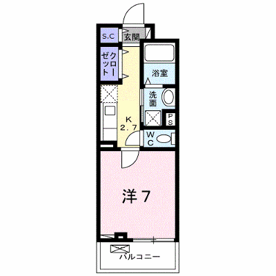 Ｂｏｓｃａｔｏ　Ｈ 204【管理NO：1-026196901-02040】 ★家具家電は申し込み後に搬入します★ ★2026年10月中旬入居可能★の外観画像