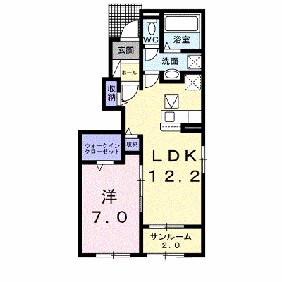 ボスカート　Ｊ．Ⅲ 101【管理NO：1-026140303-01010】 ★家具家電は申し込み後に搬入します★ ★2026年09月下旬入居可能★の外観画像