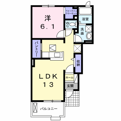 レスポアールⅤ 102【管理NO：1-020651401-01020】 ★家具家電は申し込み後に搬入します★ ★2026年10月上旬入居可能★の外観画像