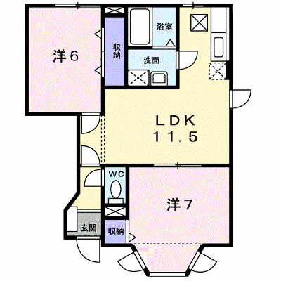 リジェール１号館 102【管理NO：1-007138301-01020】 ★家具家電は申し込み後に搬入します★ ★2026年09月下旬入居可能★の外観画像