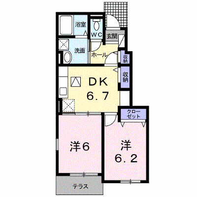 エレガント　ネオ　Ⅳ 104【管理NO：1-024068304-01040】 ★家具家電は申し込み後に搬入します★ ★2026年10月上旬入居可能★の外観画像