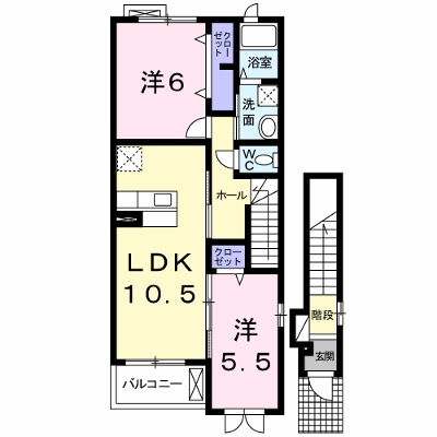カレント　ハウスＡ 203【管理NO：1-017411001-02030】 ★家具家電は申し込み後に搬入します★ ★2026年09月下旬入居可能★の外観画像