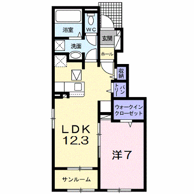 ホーリープレイス武雄　Ｃ 103【管理NO：1-025013703-01030】 ★家具家電は申し込み後に搬入します★ ★2026年10月上旬入居可能★の外観画像