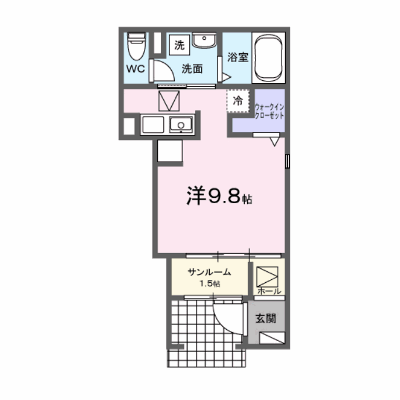 ステラ鳥栖 106【管理NO：1-027982101-01060】 ★家具家電は申し込み後に搬入します★ ★2026年10月中旬入居可能★の外観画像
