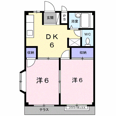 シティハイツ上田尻 106【管理NO：1-004667001-01050】 ★家具家電は申し込み後に搬入します★ ★2026年10月上旬入居可能★の外観画像