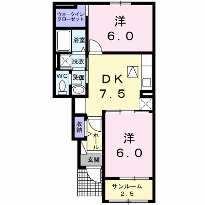 ガーデンハウス・サンシャイン 102【管理NO：1-020502902-01020】 ★家具家電は申し込み後に搬入します★ ★2026年10月上旬入居可能★の外観画像