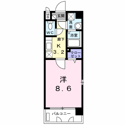 マーベラス大竜 401【管理NO：1-013430401-04010】 ★家具家電は申し込み後に搬入します★ ★2026年09月下旬入居可能★の外観画像