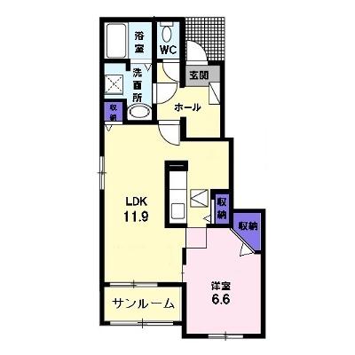 グレースガーデンⅡ 103【管理NO：1-021759902-01030】 ★家具家電は申し込み後に搬入します★ ★2026年11月上旬入居可能★の外観画像