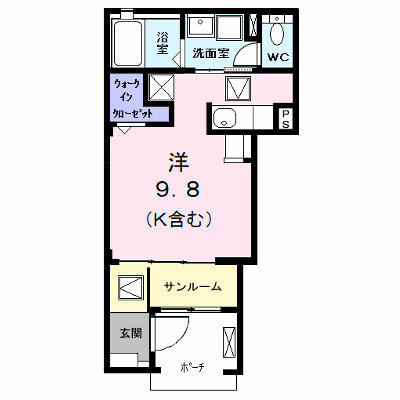 ｉｚｕｍｉ１（イズミ１） 101【管理NO：1-027263201-01010】 ★家具家電は申し込み後に搬入します★ ★2026年10月中旬入居可能★の外観画像