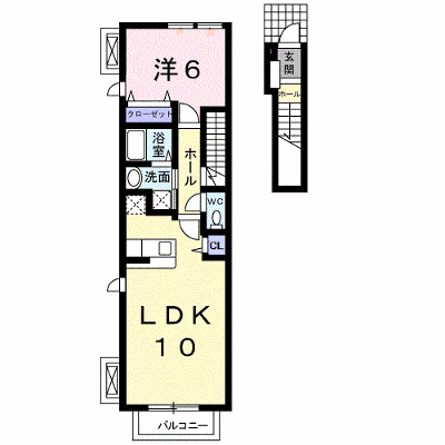 ハイツ　コンチェルトＢ 203【管理NO：1-015701902-02030】 ★家具家電は申し込み後に搬入します★ ★2026年10月上旬入居可能★の外観画像