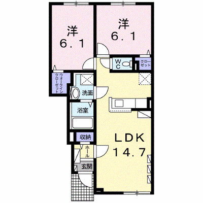 ディミータ 104【管理NO：1-026819303-01040】 ★家具家電は申し込み後に搬入します★ ★2026年10月上旬入居可能★の外観画像