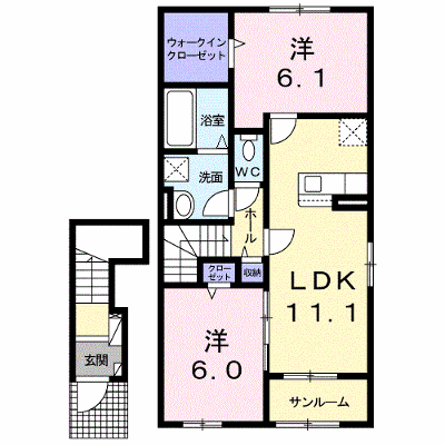 フェゼント 203【管理NO：1-026409301-02030】 ★家具家電は申し込み後に搬入します★ ★2026年10月上旬入居可能★の外観画像
