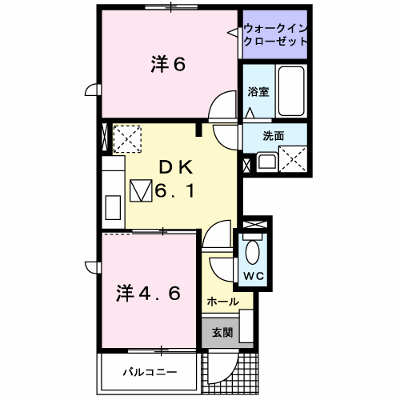 カルムＢ 101【管理NO：1-013090702-01010】 ★家具家電は申し込み後に搬入します★ ★2026年10月上旬入居可能★の外観画像