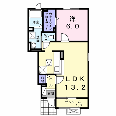 サンク・ラフィーユⅡ 103【管理NO：1-019221602-01030】 ★家具家電は申し込み後に搬入します★ ★2027年01月上旬入居可能★の外観画像