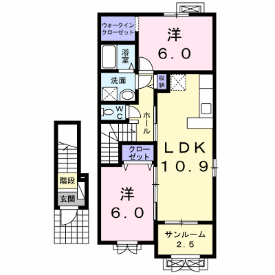 プチメゾン・フォレ 204【管理NO：1-020534701-02040】 ★家具家電は申し込み後に搬入します★ ★2026年11月上旬入居可能★の外観画像