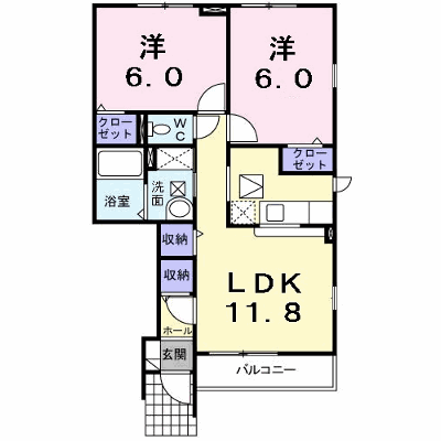 ラ・パヴァーヌＡ 103【管理NO：1-014564501-01030】 ★家具家電は申し込み後に搬入します★ ★2026年10月上旬入居可能★の外観画像