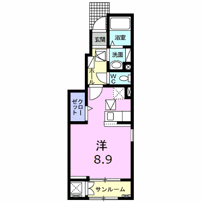 グラン　ピーノＣ 101【管理NO：1-025610301-01010】 ★家具家電は申し込み後に搬入します★ ★2026年10月中旬入居可能★の外観画像