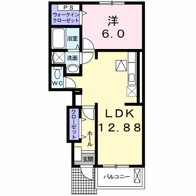 パークプレッソ雅Ⅰ 103【管理NO：1-013755901-01030】 ★家具家電は申し込み後に搬入します★ ★2026年10月中旬入居可能★の外観画像