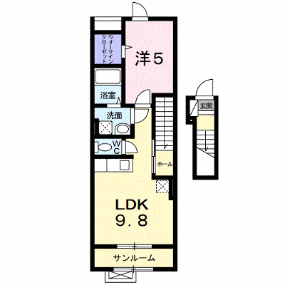 アーバン桜神 204【管理NO：1-017022701-02040】 ★家具家電は申し込み後に搬入します★ ★2026年11月中旬入居可能★の外観画像