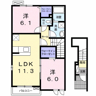 ヒルズタウンⅤ 201【管理NO：1-017018505-02010】 ★家具家電は申し込み後に搬入します★ ★2026年11月中旬入居可能★の外観画像