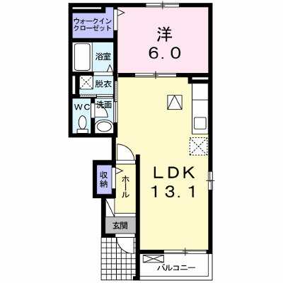 ブランシェントＢ 102【管理NO：1-016409302-01020】 ★家具家電は申し込み後に搬入します★ ★2026年11月中旬入居可能★の外観画像