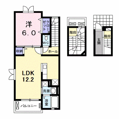 パラオ 303【管理NO：1-019622901-03030】 ★家具家電は申し込み後に搬入します★ ★2026年10月上旬入居可能★の外観画像
