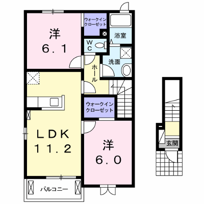 ファミール　Ｂ 201【管理NO：1-019487802-02010】 ★家具家電は申し込み後に搬入します★ ★2026年11月上旬入居可能★の外観画像