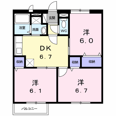 ルミエールコート　Ｂ 201【管理NO：1-007300402-02010】 ★家具家電は申し込み後に搬入します★ ★2026年10月中旬入居可能★の外観画像