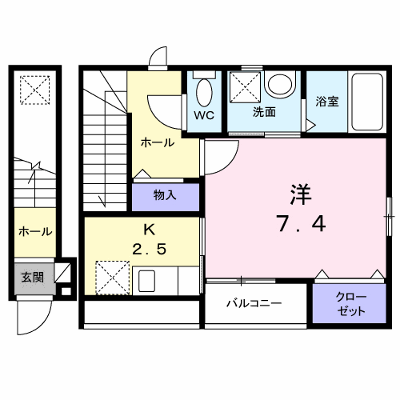 本町１丁目アパート 203【管理NO：1-028452501-02030】 ★家具家電は申し込み後に搬入します★ ★2027年02月上旬入居可能★の外観画像