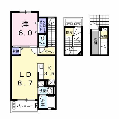 モデッサ東川口 302【管理NO：1-023207701-03020】 ★家具家電は申し込み後に搬入します★ ★2026年10月上旬入居可能★の外観画像