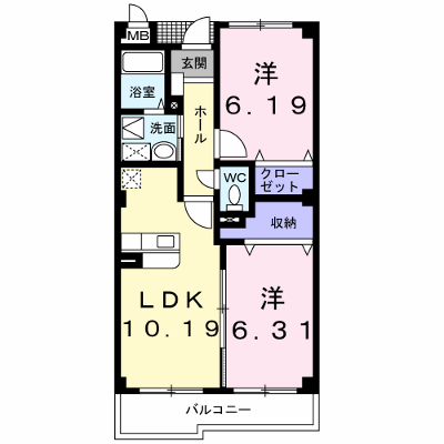 ヴェルデ欅 101【管理NO：1-014827001-01010】 ★家具家電は申し込み後に搬入します★の外観画像