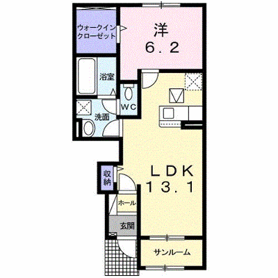 ノーブルＡ 104【管理NO：1-026518901-01040】 ★家具家電は申し込み後に搬入します★ ★2026年10月中旬入居可能★の外観画像