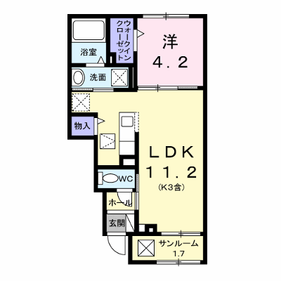 ラミューズ佐久平 103【管理NO：1-027919501-01030】 ★家具家電は申し込み後に搬入します★ ★2026年11月上旬入居可能★の外観画像