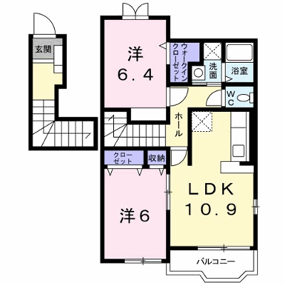 グランウエストＡ 201【管理NO：1-012806501-02010】 ★家具家電は申し込み後に搬入します★ ★2026年10月上旬入居可能★の外観画像