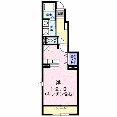 ミューＡ 102【管理NO：1-015357301-01020】 ★家具家電は申し込み後に搬入します★ ★2026年10月上旬入居可能★の外観画像