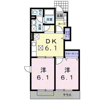 ベル・スクエアⅠ 103【管理NO：1-012011801-01030】 ★家具家電は申し込み後に搬入します★ ★2026年10月上旬入居可能★の外観画像