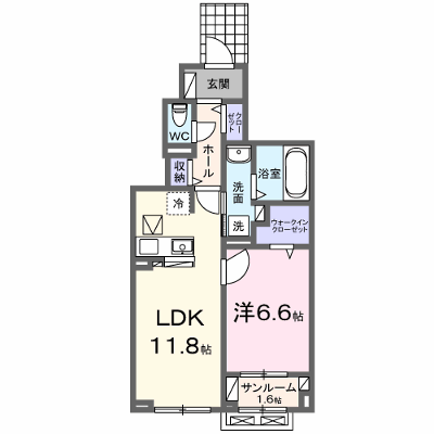 琴福 102【管理NO：1-027137401-01020】 ★家具家電は申し込み後に搬入します★ ★2026年10月中旬入居可能★の外観画像