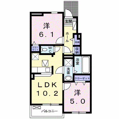 フルール・クレアⅢ 102【管理NO：1-020268403-01020】 ★家具家電は申し込み後に搬入します★ ★2026年10月上旬入居可能★の外観画像