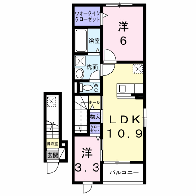ＨＭＳ７７ 206【管理NO：1-028769101-02050】 ★家具家電は申し込み後に搬入します★ ★2027年01月下旬入居可能★の外観画像