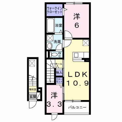 ＨＭＳ７７ 205【管理NO：1-028769101-02040】 ★家具家電は申し込み後に搬入します★ ★2027年01月下旬入居可能★の外観画像