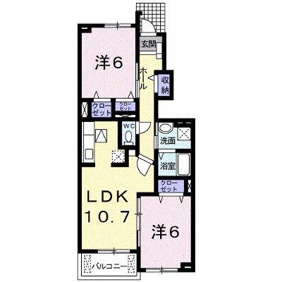 ブルック　菅池 102【管理NO：1-015520601-01020】 ★家具家電は申し込み後に搬入します★ ★2026年10月上旬入居可能★の外観画像