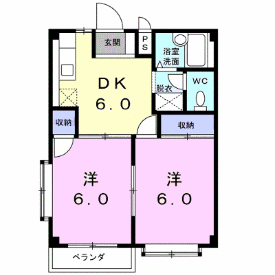 エルディムナツメＤ 207【管理NO：1-003175502-02060】 ★家具家電は申し込み後に搬入します★ ★2026年10月中旬入居可能★の外観画像
