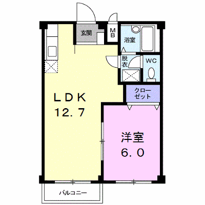 エルディム西塚Ｂ 202【管理NO：1-002027602-02020】 ★家具家電は申し込み後に搬入します★ ★2026年10月上旬入居可能★の外観画像