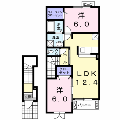 イリス　Ｂ 203【管理NO：1-016453902-02030】 ★家具家電は申し込み後に搬入します★ ★2026年10月上旬入居可能★の外観画像