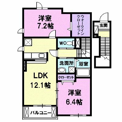 フルール 203【管理NO：1-016358101-02030】 ★家具家電は申し込み後に搬入します★の外観画像