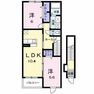 アルモニ－Ａ 201【管理NO：1-015117801-02010】 ★家具家電は申し込み後に搬入します★ ★2026年10月中旬入居可能★の外観画像
