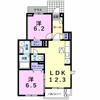 モンテローザⅠ 101【管理NO：1-016110601-01010】 ★家具家電は申し込み後に搬入します★ ★2026年09月上旬入居可能★の外観画像