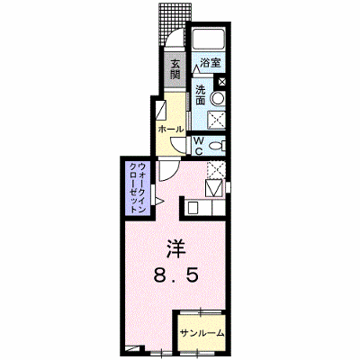 パラッツォ　ヴィヴィ 101【管理NO：1-025665601-01010】 ★家具家電は申し込み後に搬入します★ ★2026年10月中旬入居可能★の外観画像