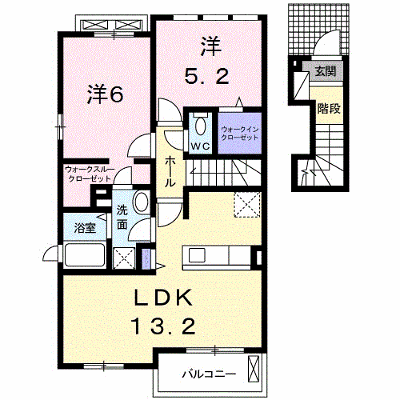 クオーレ　Ⅰ 203【管理NO：1-022867501-02030】 ★家具家電は申し込み後に搬入します★ ★2026年11月中旬入居可能★の外観画像