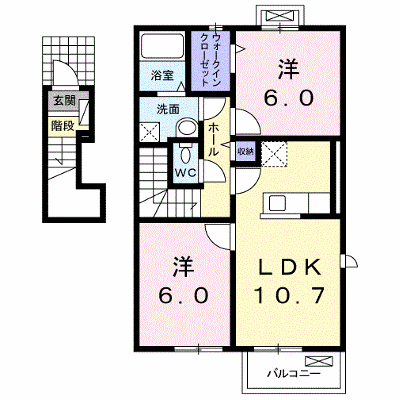 ラブリー・Ｋ　Ⅰ 201【管理NO：1-018911801-02010】 ★家具家電は申し込み後に搬入します★ ★2026年10月中旬入居可能★の外観画像